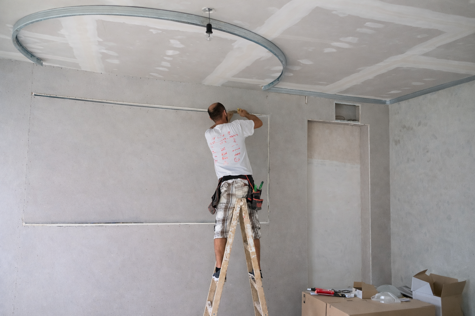 Obra en fase estructural en Valencia